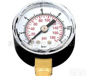  Y40<em>黑铁</em>壳普通<em>压力表</em>厂家直销质量保证