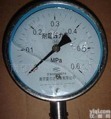  YNY-60V带<em>防爆玻璃</em>耐震耐振压力表(图)