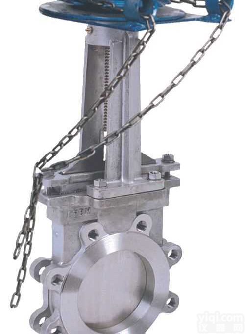 PZ43H/Y  <em>链轮</em>单夹式刀型<em>闸阀</em>(<em>梅花型</em>)