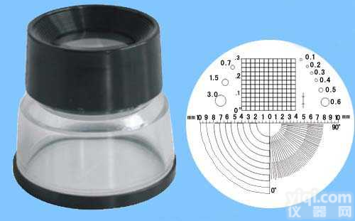 WYETK-10X  <em>圆筒</em>刻度<em>放大镜</em>（分划板）10倍<em>放大镜</em>