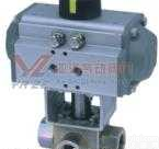 <em>气动阀</em>门高压气动<em>三通</em>球阀气动执行器