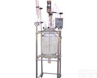 GR-10L/20L/30L/50L/80L  <em>变频调速</em><em>双层</em>玻璃<em>反应釜</em>