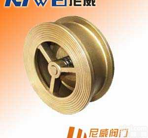 止回阀:  H71H<em>对夹</em>式<em>全铜</em>止回阀