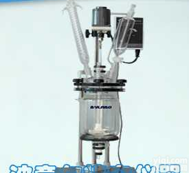 KE-1L/2L  1L/<em>2L双层玻璃反应釜</em>|双层玻璃反应器－西安波意尔