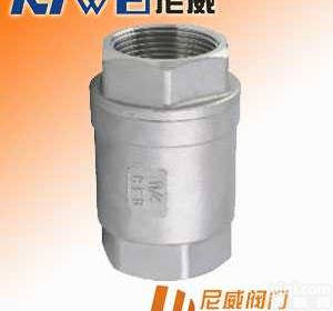 <em>止回阀</em>:  H12H/W不锈钢<em>立式</em>内螺纹<em>止回阀</em>