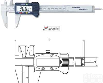 111-<em>103</em>/<em>102</em>/101B  标准数显卡尺
