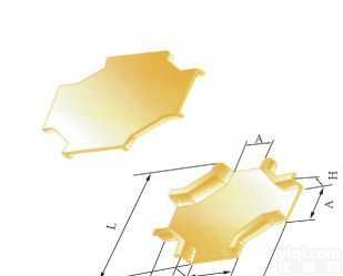 XQJ-ZBQ-C-04A  <em>阻燃</em><em>槽式</em>水平<em>四通</em>