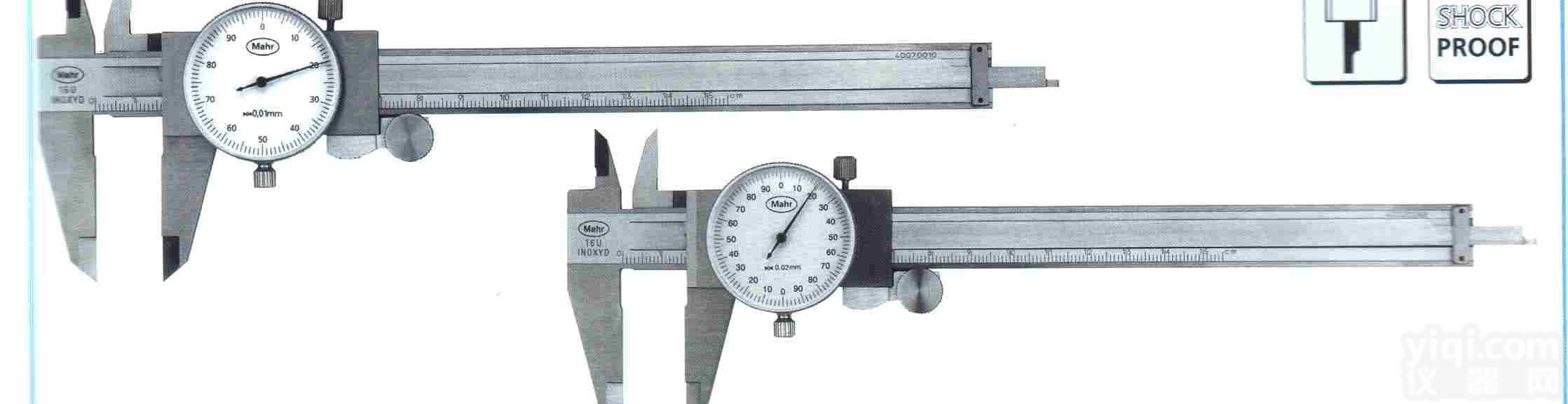 4107107  德国<em>马尔</em><em>16U</em>带表<em>卡尺</em>（0-150）