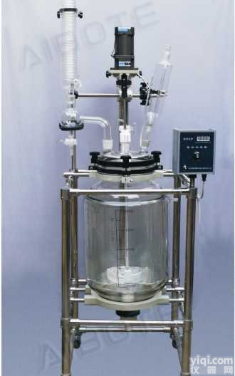 S212-20  <em>双层</em><em>玻璃</em><em>反应釜</em>20L