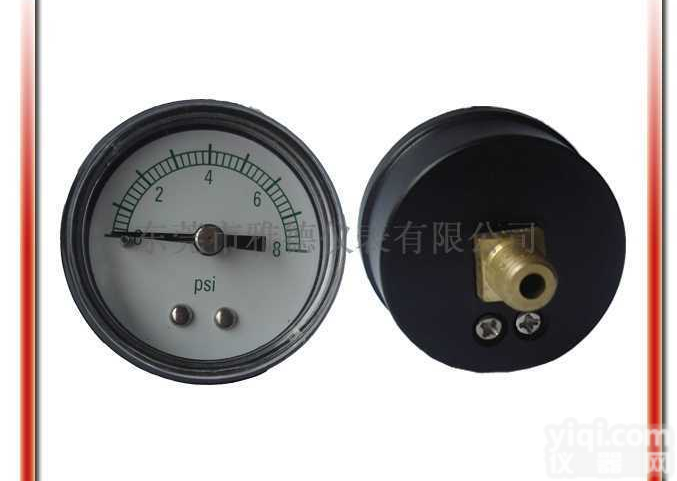 <em>雅德</em>仪表有限公司<em>专业生产</em>40MM轴向超小气压压力表，普通<em>气压表</em>，气动工...