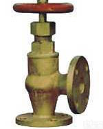 JIS F7302 5K/F7304 16K  <em>船用</em>青铜法兰<em>直角</em>截止阀