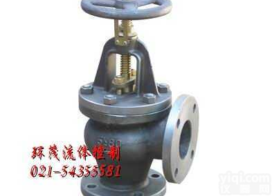 JIS F7353  <em>船用</em>法兰铸铁<em>直角</em>截止阀