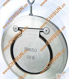 H74W-10P-DN150  <em>超薄型</em>对夹<em>止回阀</em>