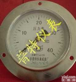 Y100ZT  Y100ZT轴向带边<em>压力表</em>/轴向<em>压力表</em>
