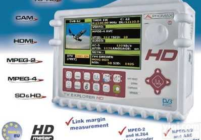 PRE HD  <em>宝马</em>高清电视/卫星<em>频谱</em>图像<em>场强仪</em>