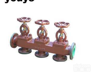 GB/T1856  <em>船用</em>法兰铸铁<em>单排</em>排出<em>截止阀</em>箱