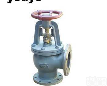 JIS F7320 10K  <em>船用</em>铸钢法兰<em>直角</em>截止阀