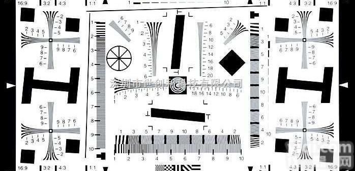 ISO12233标增强型  <em>增强型ISO12233标准分辨率测试卡</em>