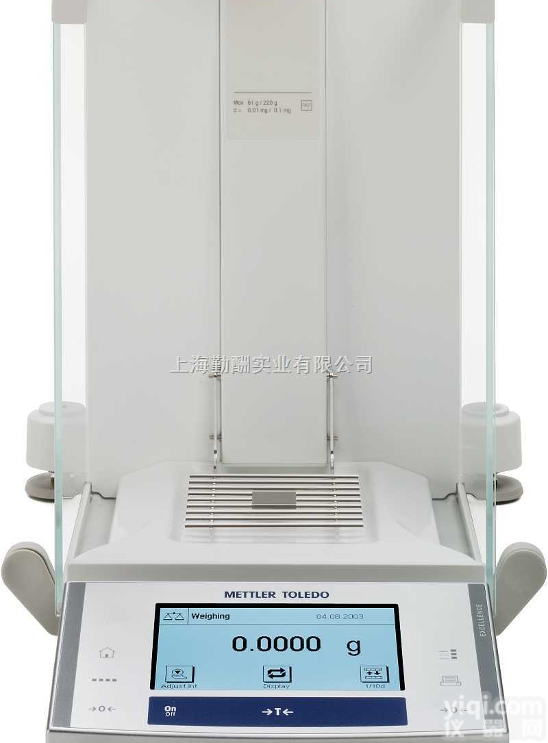 XS204DR变量程<em>天平</em>，81g/220g-<em>托利</em><em>多天</em>平