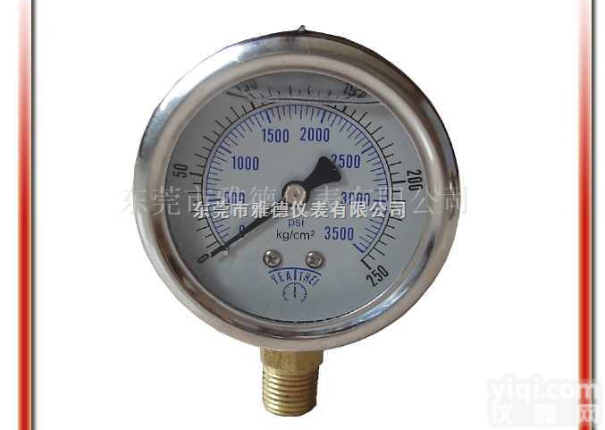 60UL-LA01  供应60UL-LA01 60MM<em>径向</em><em>耐震</em>压力表,<em>油压表</em>,全不锈钢压力表...