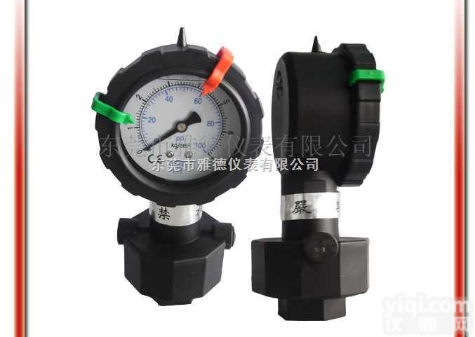 PPFC-P01  供应PPFC-P01 PP分体<em>耐酸碱</em>隔膜<em>压力表</em>，法兰式隔膜<em>压力表</em>，