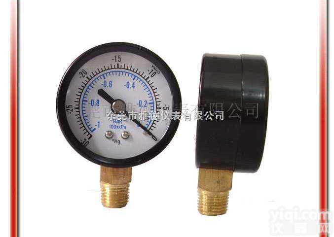 40QL-Z01  供应40QL-Z01 40MM径向-1-30黑色铁壳<em>真空</em><em>气压表</em>，<em>真空</em>油...