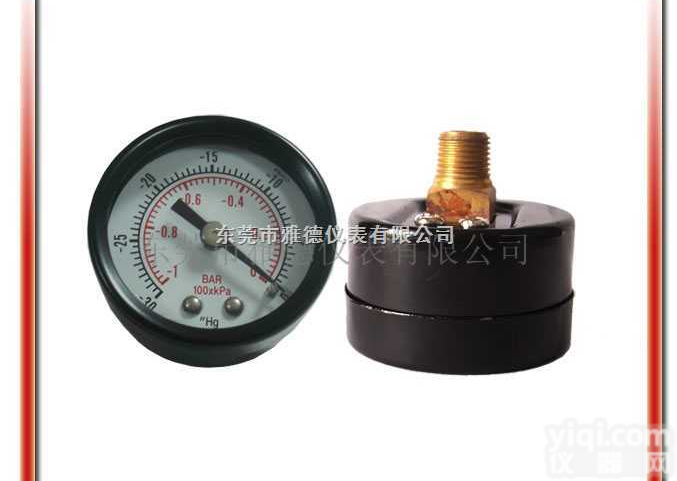 40QL-LZ01  供应40QL-LZ01 40MM轴向-1-30黑色铁壳<em>真空</em><em>气压表</em>，<em>真空</em>...