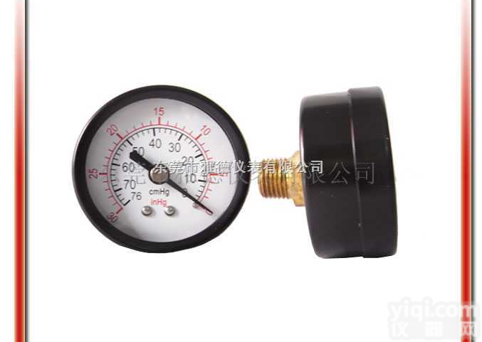 50QL-AZ01  供应50MM轴向-1-30<em>真空</em>负压表，<em>真空</em><em>气压表</em>，<em>真空</em>压力表
