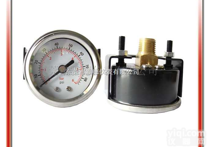 50QL-U02  50QL-U02 50黑壳带支架螺纹式<em>气压表</em>，<em>机械式</em><em>气压表</em>，气动工具压...