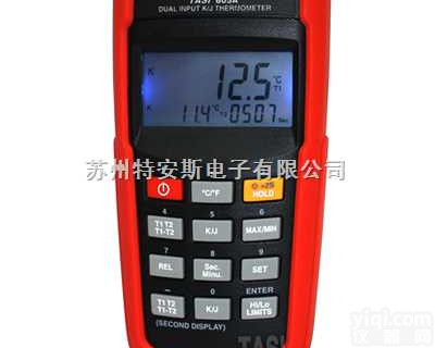 TASI-60  K/J型双组输入<em>温度计</em> TASI-60（<em>USB</em>温度表）