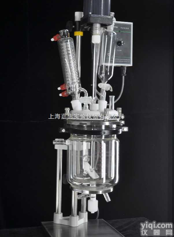 S212-1L  <em>双层</em><em>玻璃</em><em>反应釜</em>S212-1L