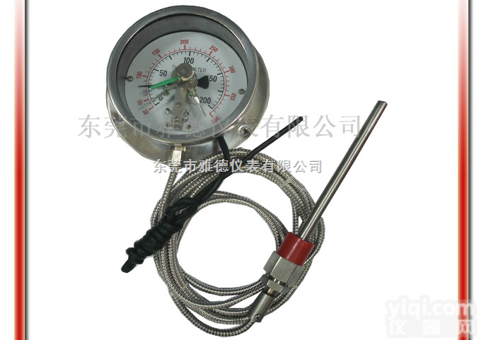 WTZ/WTQ-288  WTZ/WTQ-288 100MM<em>径向</em>电<em>接点</em>软管连接温度计，WSS-4...