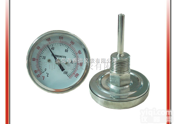 50WDJ01  50WDJ01 50MM轴向<em>全钢</em><em>温度计</em>，双金属<em>温度计</em>，WSS-401温...