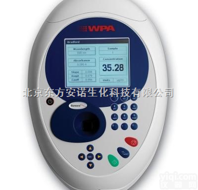 英国WPA Biowave II 紫外可见 <em>CCD</em><em>阵列</em>分光光度计