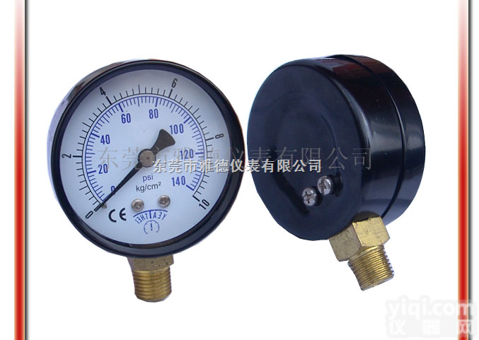 60QL-L01  60QL-L01 60径向黑色铁壳气压表，普通气压表，<em>气动工具</em><em>压力表</em>，...