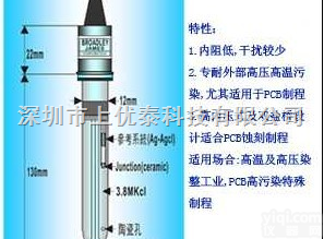E-<em>900</em>-B130-A10BC  B.J.C 高温/高压/发酵专用氧化还原<em>电极</em>E-<em>900</em>