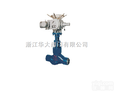 J961Y-P54100V/140V/170V  <em>电动</em>电站<em>截止阀</em>，高温高压<em>电动</em>电站<em>截止阀</em>，自密封电站截止