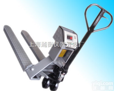 上海<em>出口</em><em>叉车</em>电子秤，<em>出口</em>式<em>叉车</em>秤，<em>出口</em>推车地泵秤
