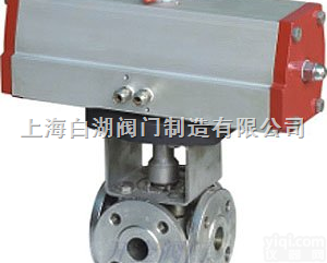 <em>气动</em><em>四通</em>旋塞阀  <em>气动</em><em>四通</em>旋塞阀