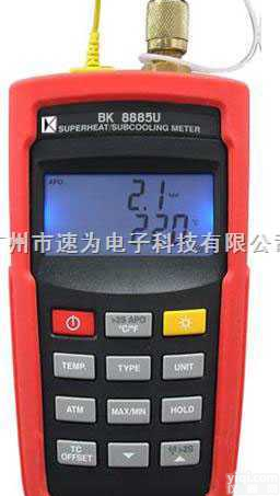 BK-8885U  台湾<em>贝克莱</em>斯空调用之过热、过冷压力计+USB接口BK-8885U<em>压力表</em>...