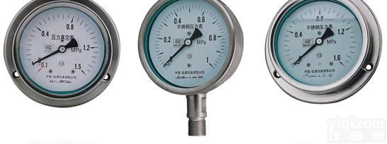 YB<em>系列</em> <em>不锈钢</em><em>压力表</em>