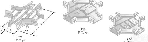 <em>XQJ</em>-LQJ-04BT, P, C型<em>铝合金</em>水平<em>四通桥</em>架