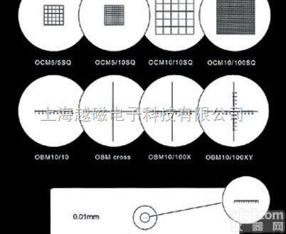 C系列  显微镜配件（<em>物镜</em>尺/<em>目镜</em>/<em>镜台</em>）