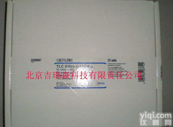 105715.0001  默克/Merck硅胶<em>薄层</em><em>层析</em>板含荧光<em>指示剂</em>