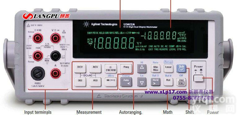 U3401A数字<em>万用表</em>  安捷伦<em>Agilent</em>|3401A 4位半台式<em>万用表</em>