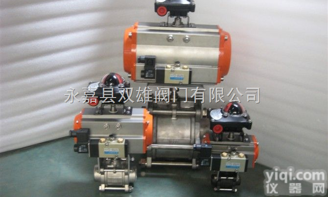 Q661F  不锈钢<em>对焊</em>三<em>片式</em>气动<em>球阀</em>/