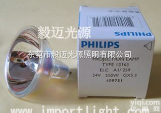 飞利浦13163 24V250W ELC  PHILIPS彩色扩<em>印机</em><em>灯泡</em>24V250W 13163