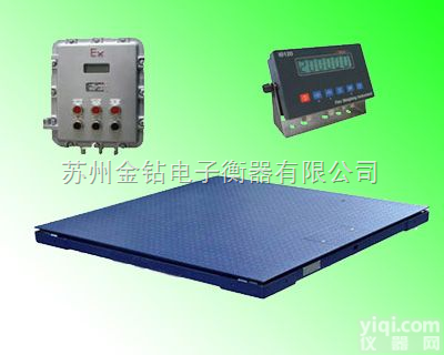 SCS  3吨<em>防爆</em>电子秤，<em>太仓</em>给力隔离<em>防爆</em>地磅秤
