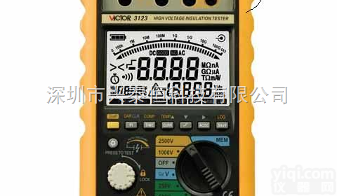 VICTOR3123  VICTOR3123<em>绝缘电阻</em><em>测试仪</em>VC3123