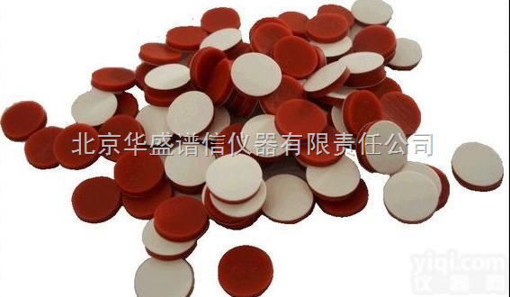 2ml<em>样品</em>瓶垫/白色特氟龙/红色硅<em>胶垫</em>片/顶空瓶，<em>样品</em>瓶